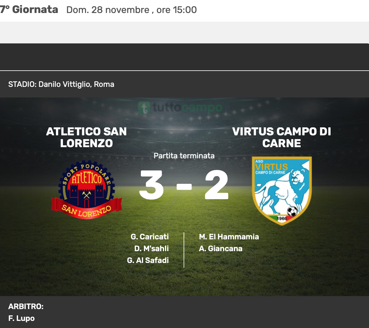 CM7 GIORNATA