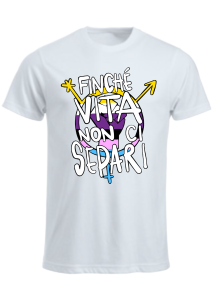 T-Shirt Finchè Vita 2024 Bianca