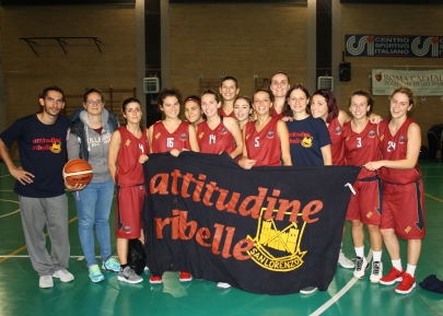 La prima delle cestiste con le divise Rage Sport: Esquilino si impone 43-63