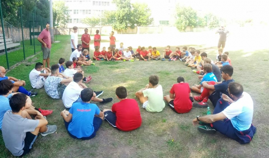 Inizio ufficiale della stagione della scuola calcio ai Cavalieri di Colombo