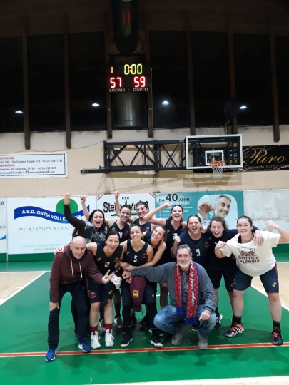 L&rsquo;ATLETICO BASKET FEMMINILE VINCE ANCHE AD OSTIA